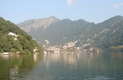Nainital - view from Tallital end
