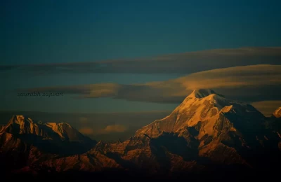 Himalayan peaks as seen form Nainital