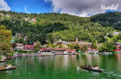 Nainital lake in summer