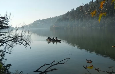 Beautiful Morning  view of Naini lake 