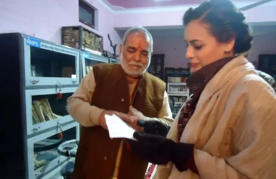 Dia Mirza at Vedhshala