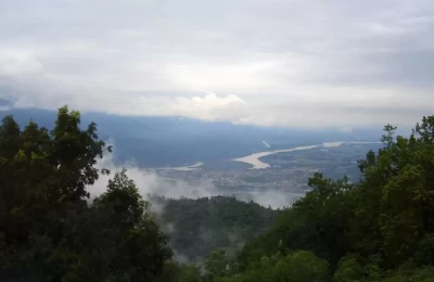 Views from Ananda in The Himalayas in Narendranagar