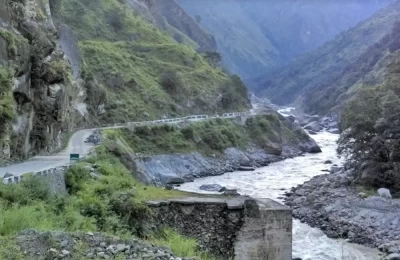 Early part of Roads from Joshimath towards Niti Valley