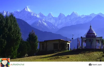 Panchachuli peaks from Munsiyari