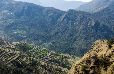 Lower Himalayas views in Pangot