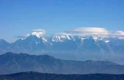Himalayas as seen from Pangot