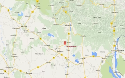 Direction Map  of Pantnagar Airport