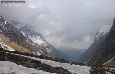 scenic view of pindari glacier