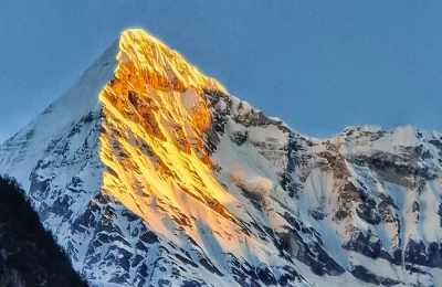 Panwali Dwar Peak From Pindari Glacier