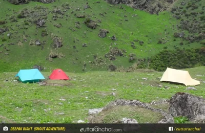 Camps during Trek to Pindari Glacier