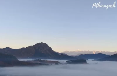 Pithoragarh covered from clouds