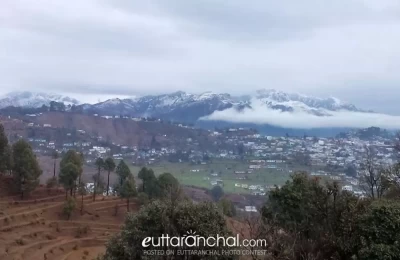 An adorable view of Pithoragarh town, Uttarakhand
