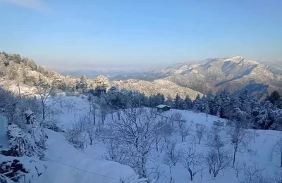 Views from Pratap Nagar after snowfall