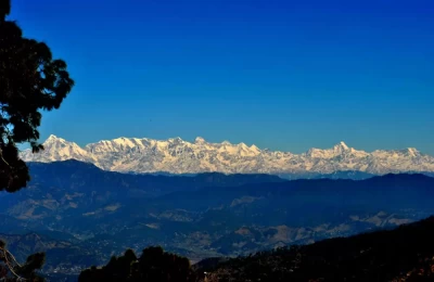 Himalayan range as seen from Ranikhet