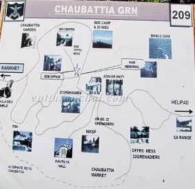 Chaubatia Garden Map, Ranikhet
