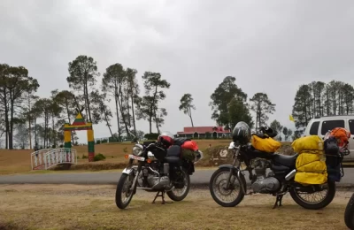 The beautiful golf course of Ranikhet and the rides resting