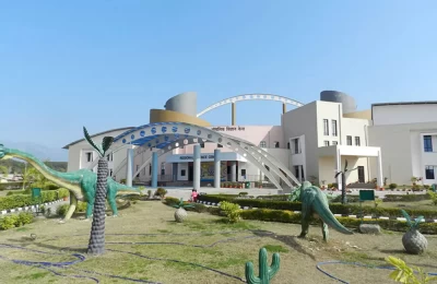 A slight glimpse of Regional Science Centre Dehradun and a small adventure park outside it