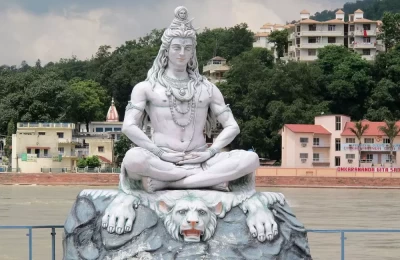 Lord Shiva Statue in Rishikesh