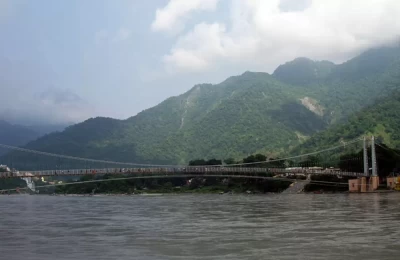 Ram Jhoola (bridge) in Rishikesh