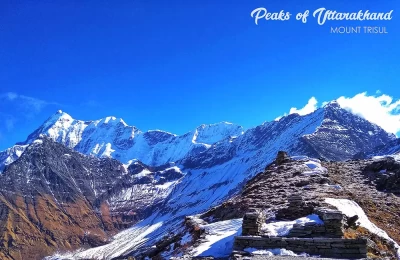 Mount Trishul - View from Kalua Vinayak enroute Roopkund trek