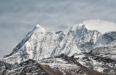 The sacred Trishul Peak. View from Roopkund Track.