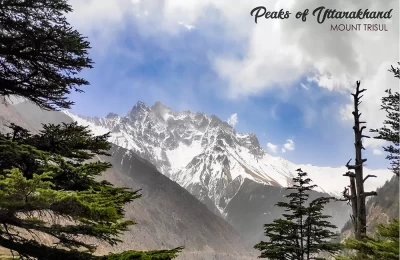 Mount Trisul from Malari Village