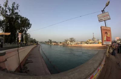 Ganga canal in Roorkee