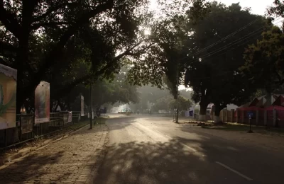 Early morning roads of Roorkee