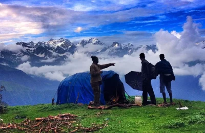 A shepherd in the meadows of Uttarakhand. ( on the trek route of Rudranath temple)
