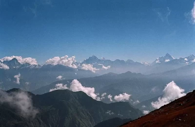 View from Noala Pass near Rudranath