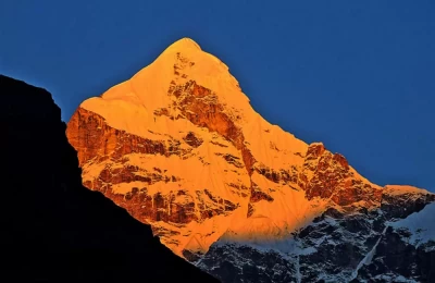 Neelkanth peak during sunrise