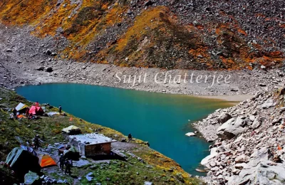 First view of Satopanth Tal