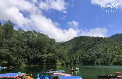 Boats in Sattal Lake