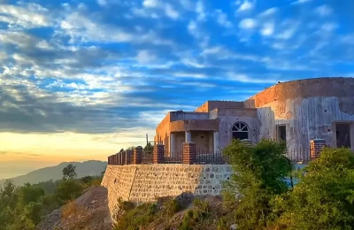 George Everest House during renovation work