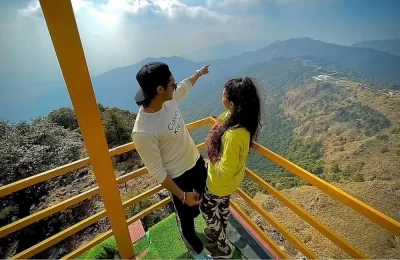View of George Everest House from Everest Cafe