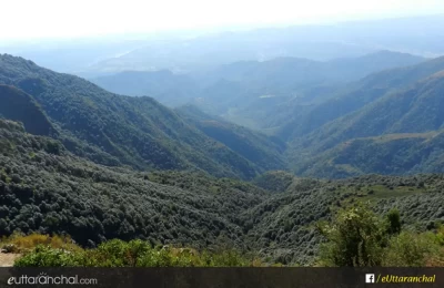 View of Doon Valley from George Everest House
