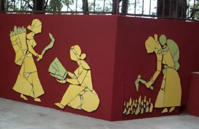 More art creations on the walls