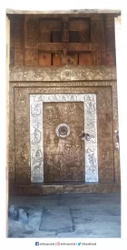 Temple gate of Someshwar Mahadev at saur village in Sankri range of Uttarkashi in Mori block.