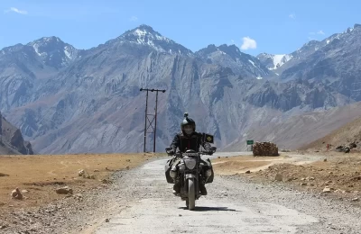 Bikers in Spiti Valley