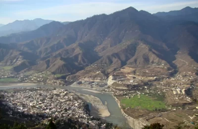 Birds Eye View of Srinagar