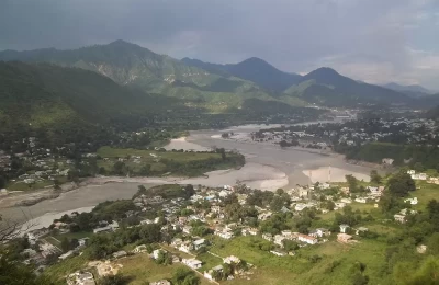 Beautiful valley of Srinagar garhwal. 