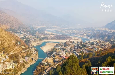 Srinagar View from Ganga darshan view point