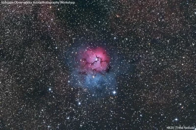 Trifid nebula (m20) - Photo taken from stargate observatory 