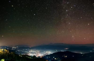 Night view from stargate observatory