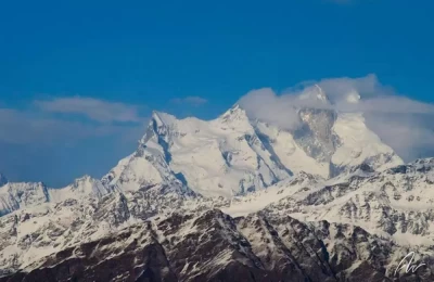 Swargarohini peaks as seen from Har ki Doon Valley of uttarkahsi