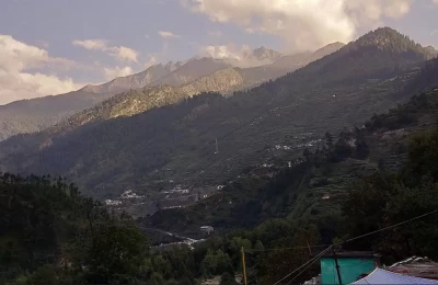 Tapovan joshimath valley view.
