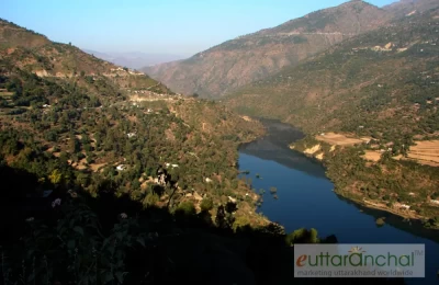 Bhilangana River in Tehri