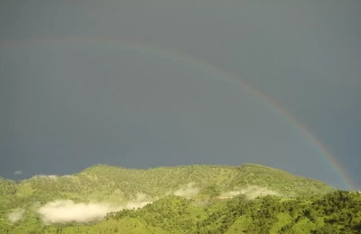 Rainbow in Tehri hills
