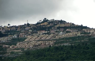 New Tehri City from Dam below