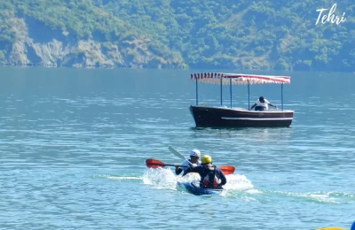 Kayaking in Tehri Lake